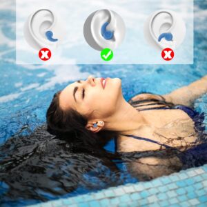 swim time log; Waterproof Swimming Ear Plugs for Adults, 3 Pairs Reusable Silicone; swimming ear plugs; waterproof swimming ear plugs;