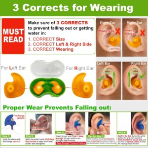 swim time log swimming waterproof ear plugs; ear plug; waterproof earplug;