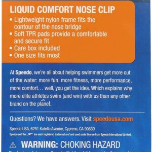 Unisex Swim Nose Clip Liquid Comfort